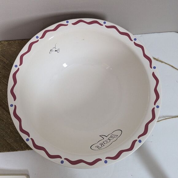 Disney Pfaltzgraff Mickey Mouse Large Serving Bowl 12.5" Vintage - Picture 4 of 8